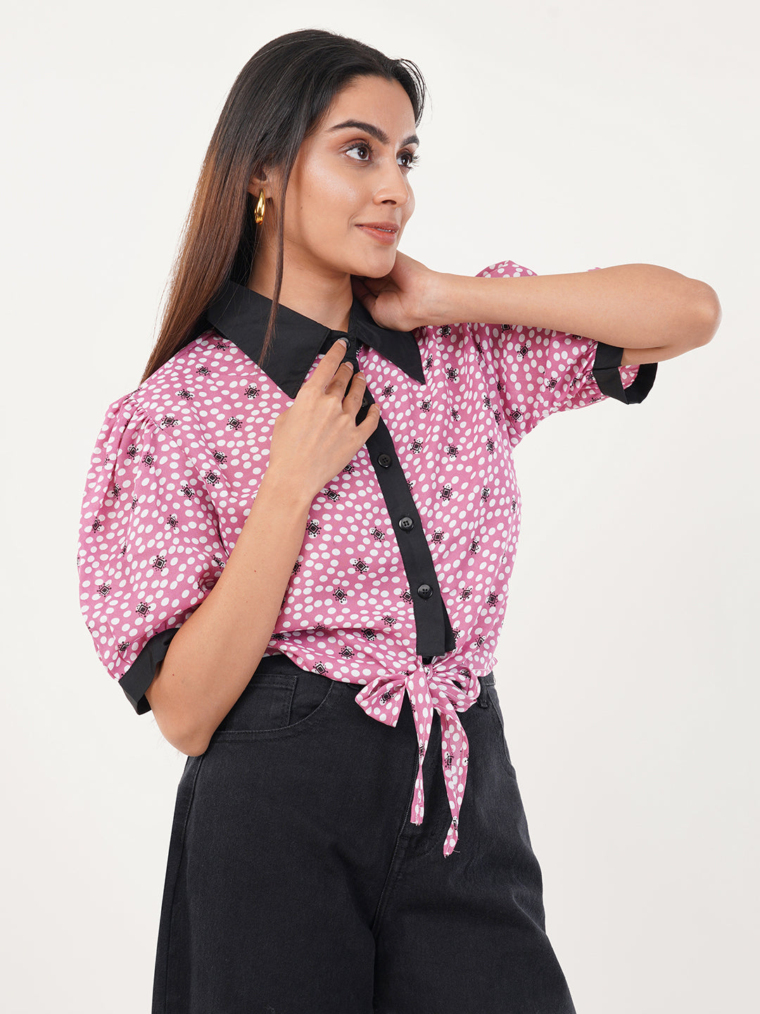 Clobug Women Printed Top