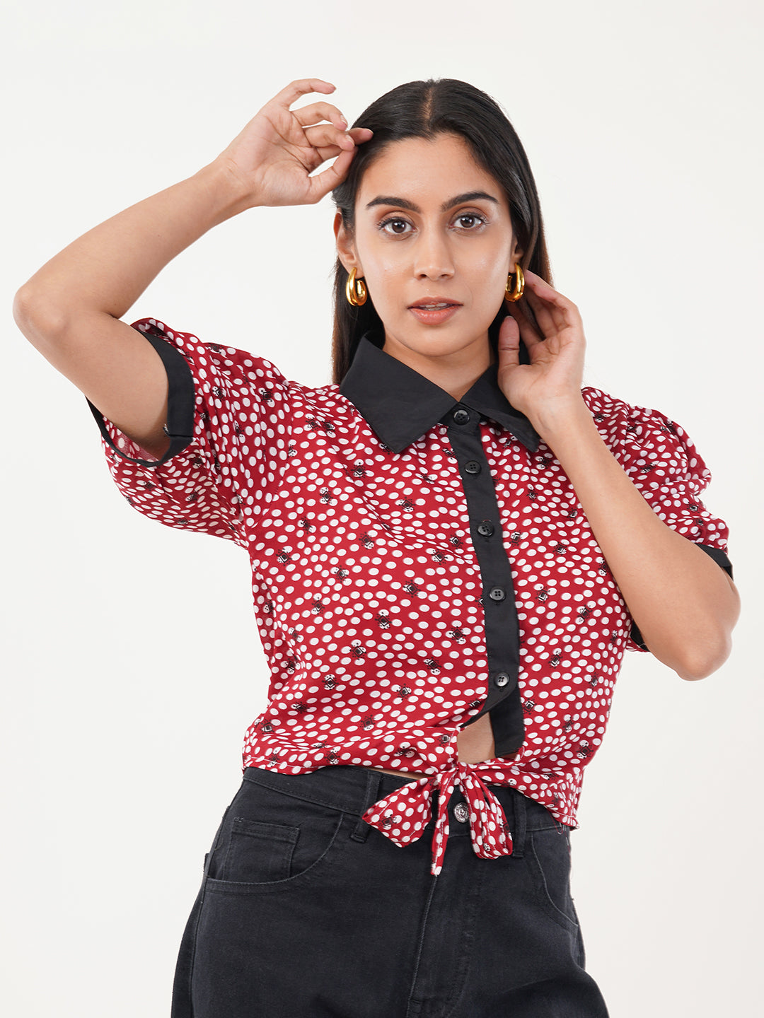 Clobug Women Printed Top