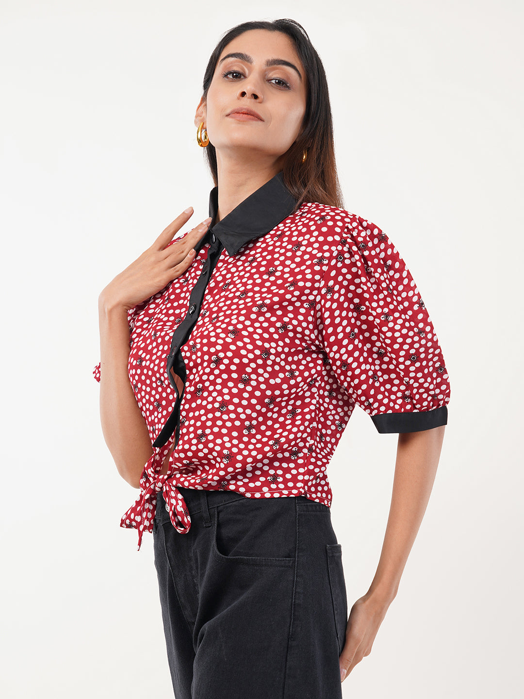 Clobug Women Printed Top