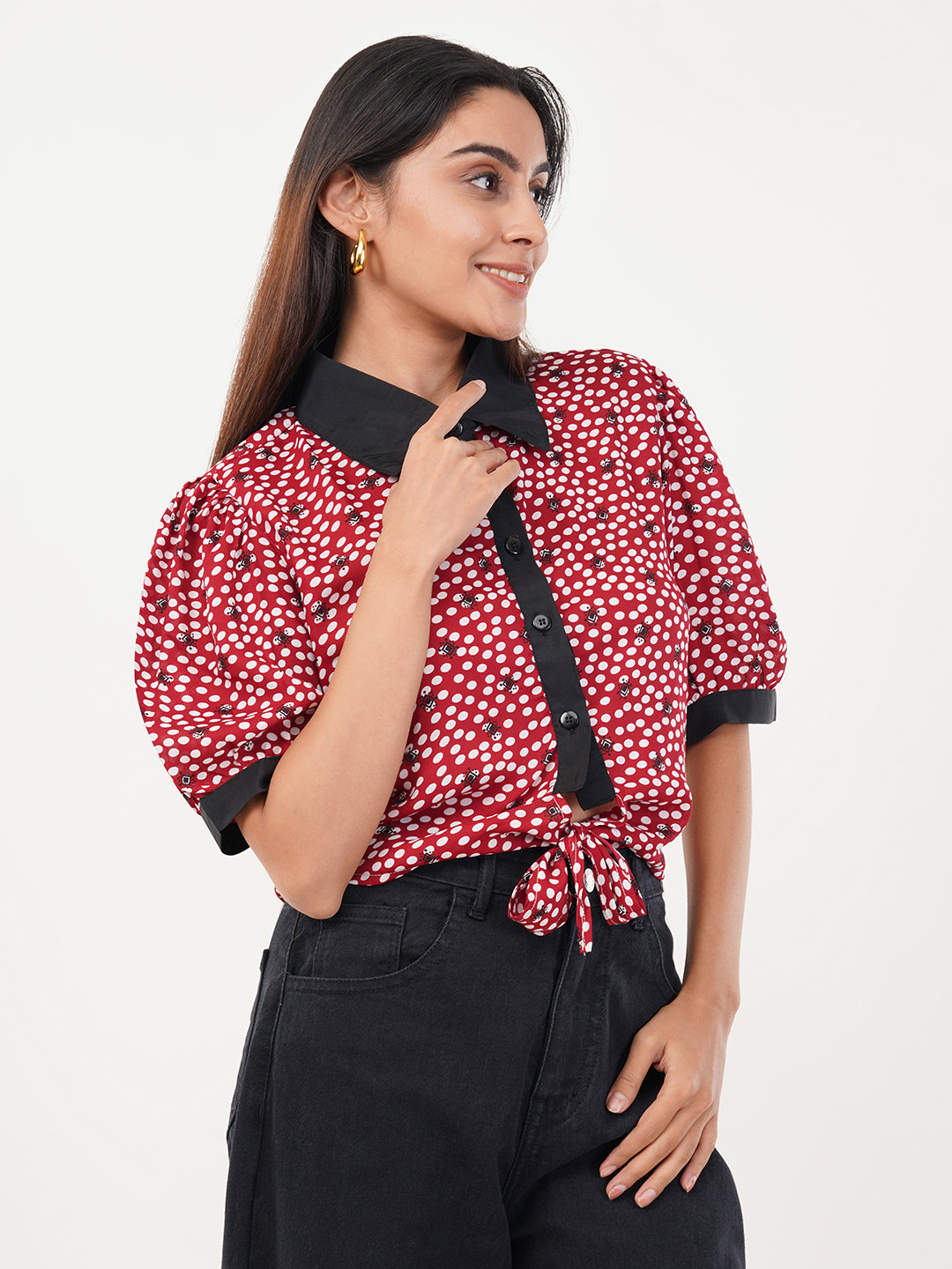 Clobug Women Printed Top