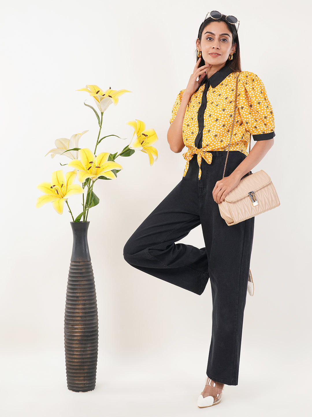 Clobug Women Printed Top