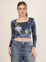 Clobug Women Printed Top