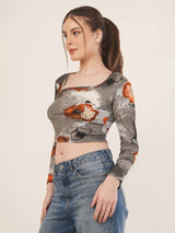 Clobug Women Printed Top