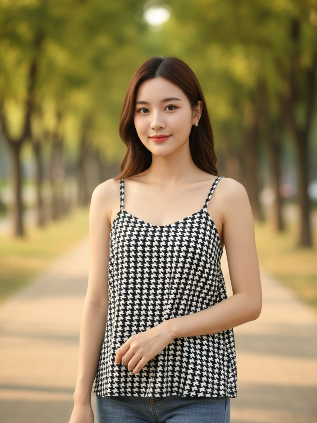 Clobug Women Check Top