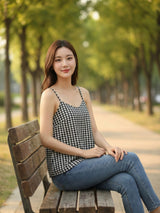 Clobug Women Check Top