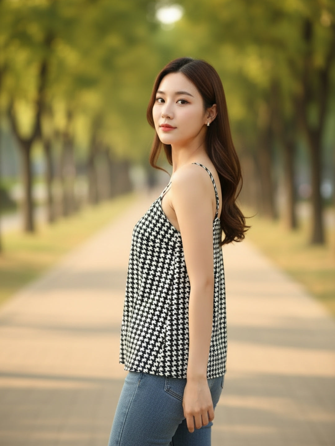 Clobug Women Check Top