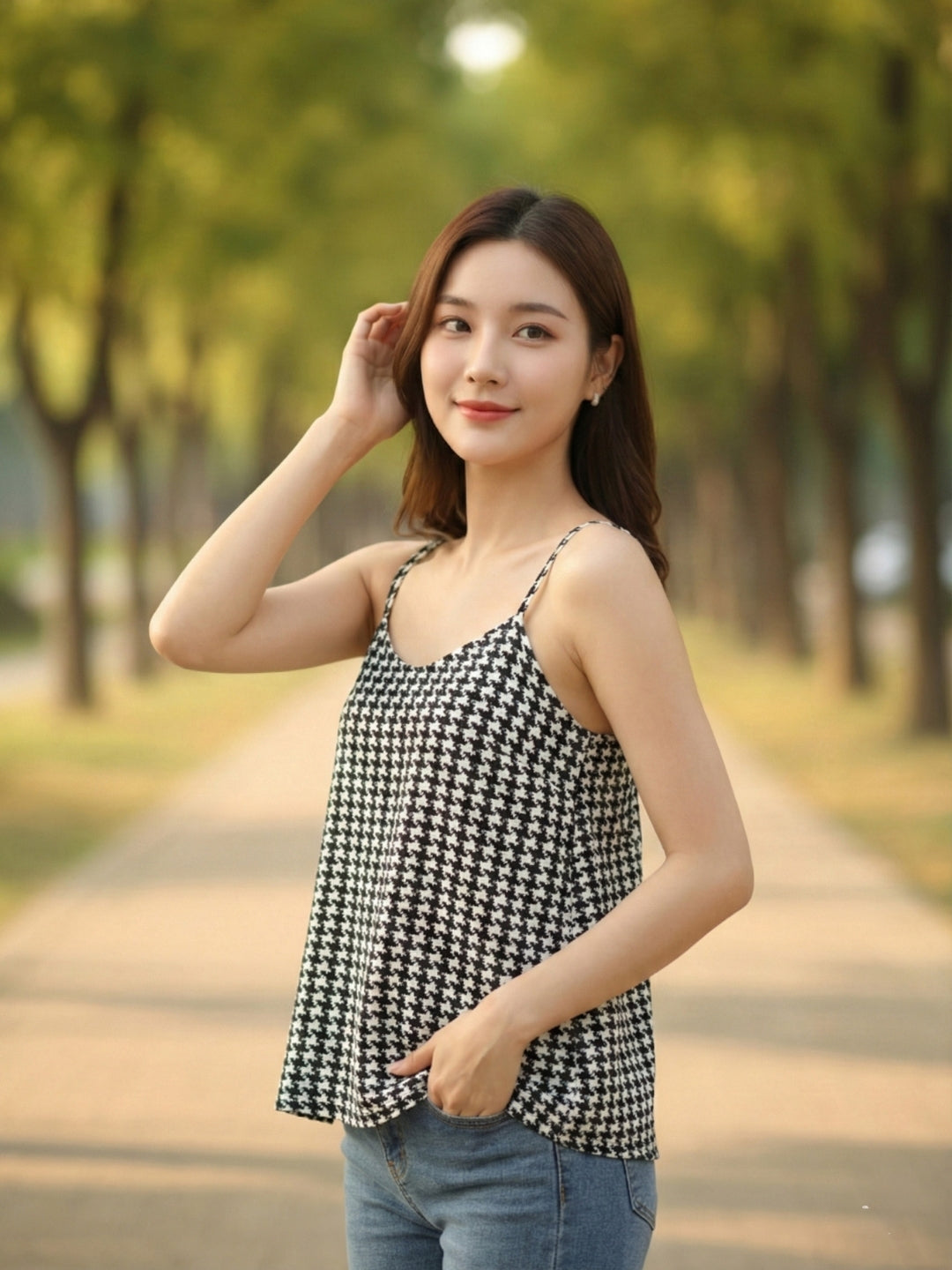 Clobug Women Check Top