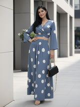 clobug-women-polka-printed-full-sleeve-crepe-top-skirt-set