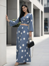 clobug-women-polka-printed-full-sleeve-crepe-top-skirt-set