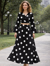 clobug-women-polka-printed-full-sleeve-crepe-top-skirt-set