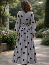 clobug-women-polka-printed-full-sleeve-crepe-top-skirt-set