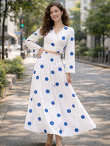 clobug-women-polka-printed-full-sleeve-crepe-top-skirt-set