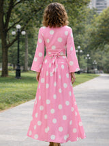 clobug-women-polka-printed-full-sleeve-crepe-top-skirt-set