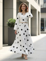 clobug-women-polka-printed-full-sleeve-crepe-top-skirt-set