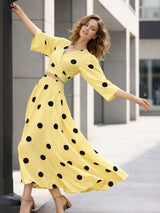 clobug-women-polka-printed-full-sleeve-crepe-top-skirt-set