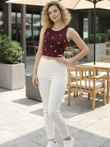 Clobug Women Sleeveless Top
