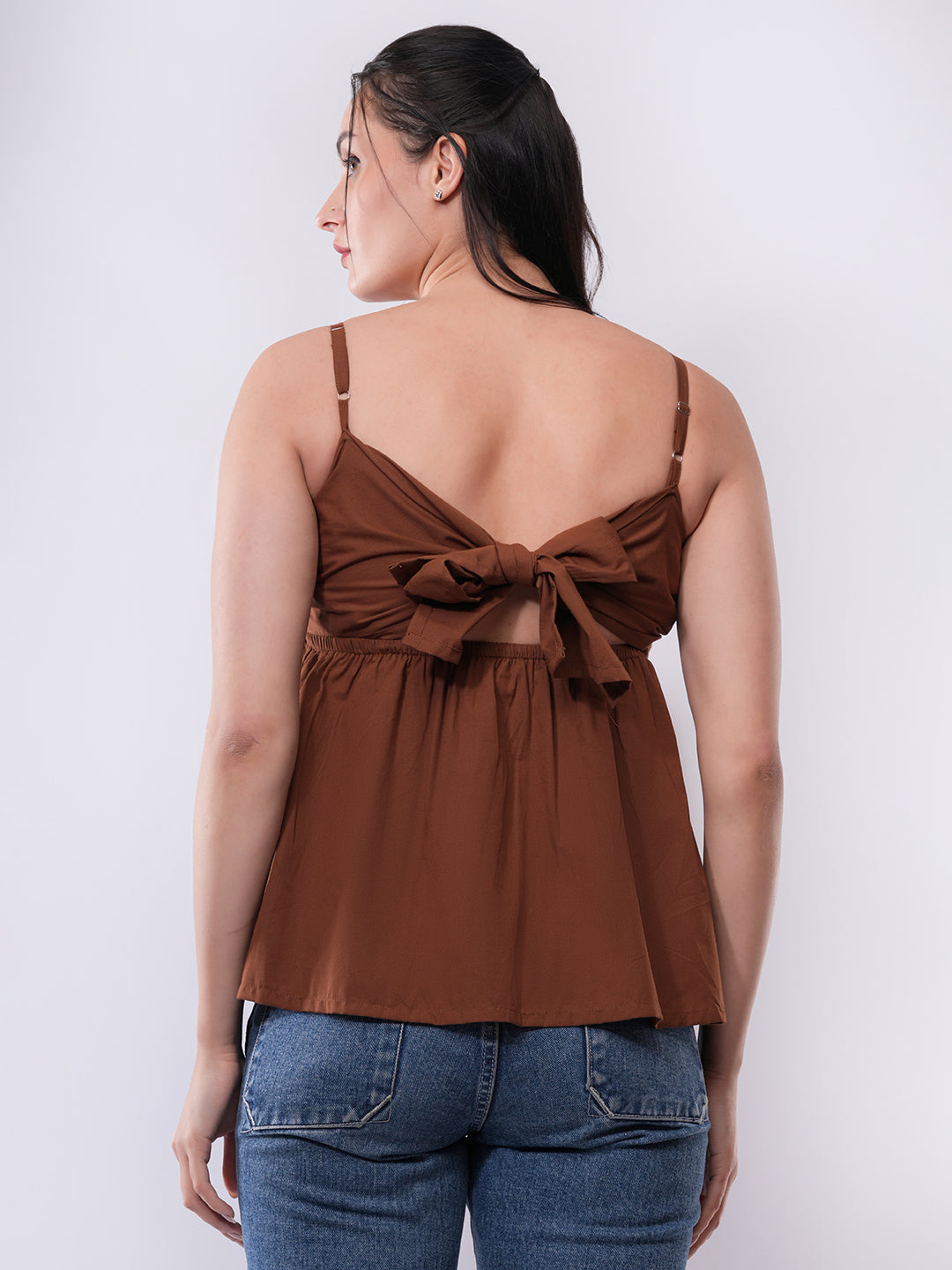 Clobug Women’s Tie-Back Cami Top