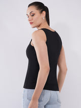 Clobug Women’s Solid Sleeveless Stretch Tank Top