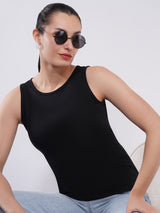 Clobug Women’s Solid Sleeveless Stretch Tank Top