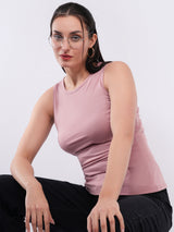 Clobug Women’s Solid Sleeveless Stretch Tank Top