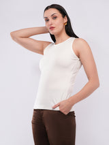 Clobug Women’s Solid Sleeveless Stretch Tank Top