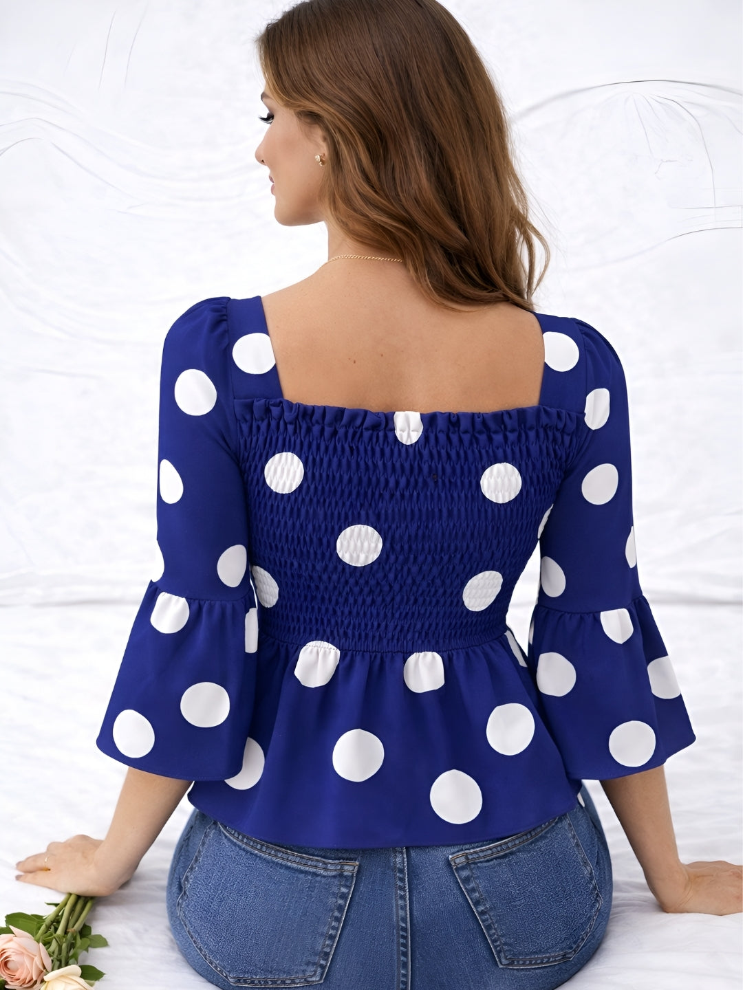 Women Polka Dot Top