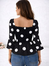 Women Polka Dot Top