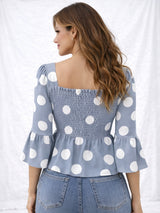 Women Polka Dot Top
