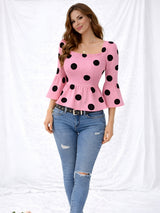 Women Polka Dot Top