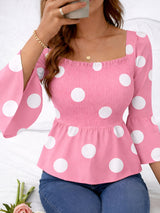 Women Polka Dot Top