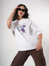 Cool Girl Print T- Shirt With Round Neck and Half Sleeve