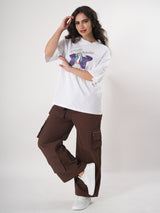 Cool Girl Print T- Shirt With Round Neck and Half Sleeve