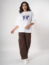 Cool Girl Print T- Shirt With Round Neck and Half Sleeve