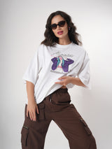 Cool Girl Print T- Shirt With Round Neck and Half Sleeve