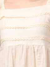 Puff Sleeve Textured Top