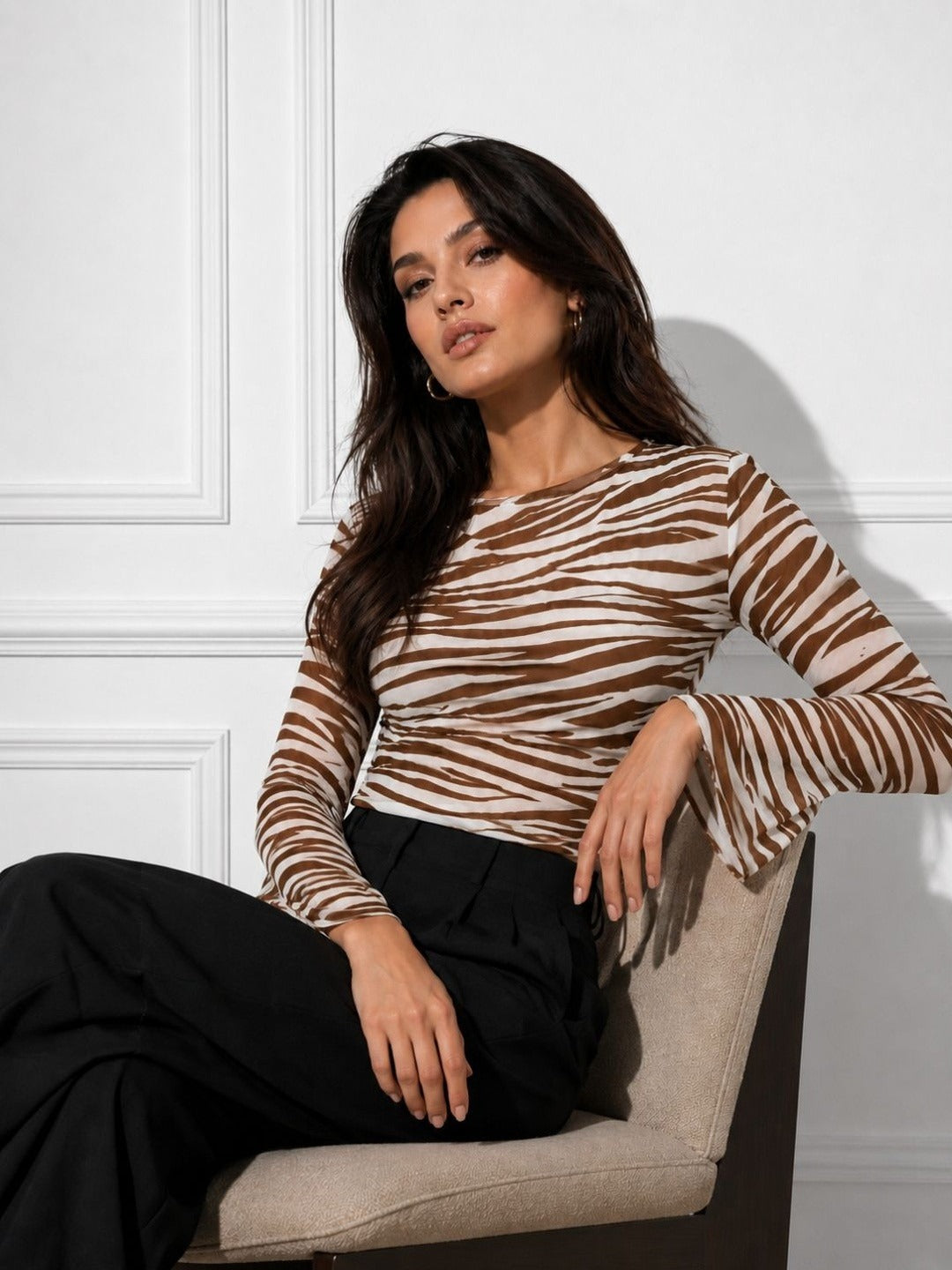 Animal Print Top