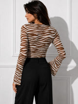 Animal Print Top