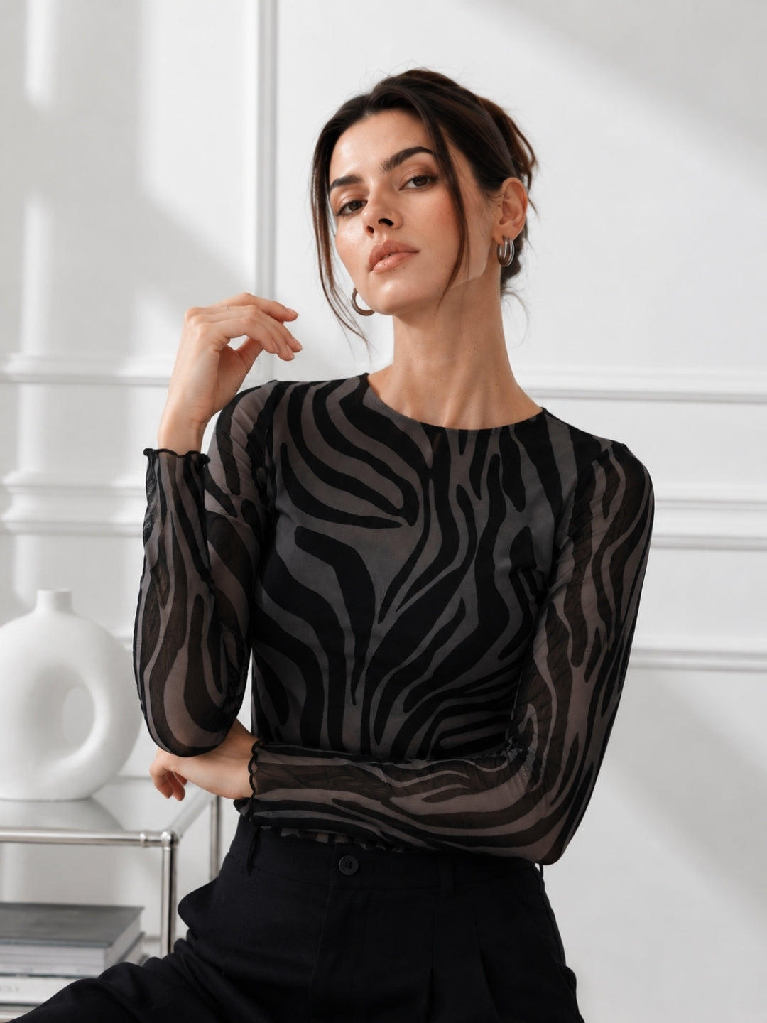 Animal Print Top
