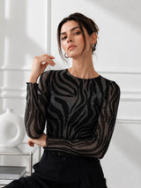 Animal Print Top