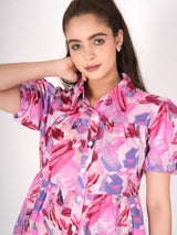 Floral Multicolor Midi Dress