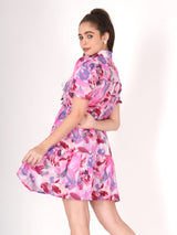 Floral Multicolor Midi Dress