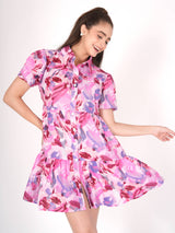 Floral Multicolor Midi Dress