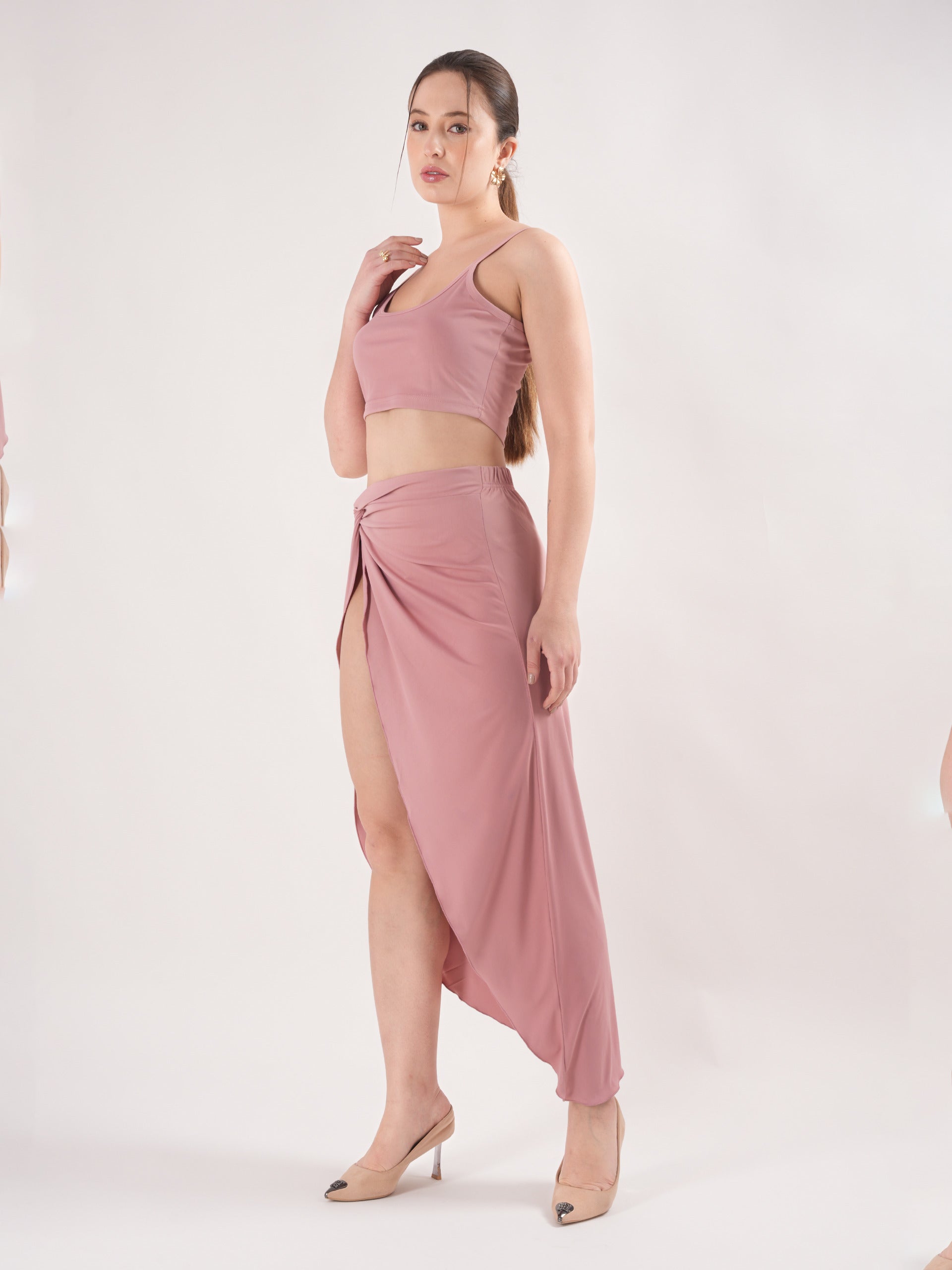 Graceful Pink Wrap-around Cord Set