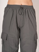 Grey Adjustable Cargo Pant