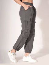 Grey Adjustable Cargo Pant