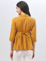 Mustard Yellow Tunic Top