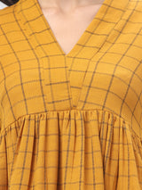 Mustard Yellow Tunic Top