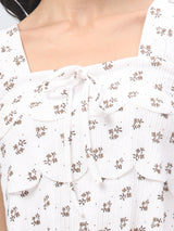 Polka Dot White Co-Ord Set