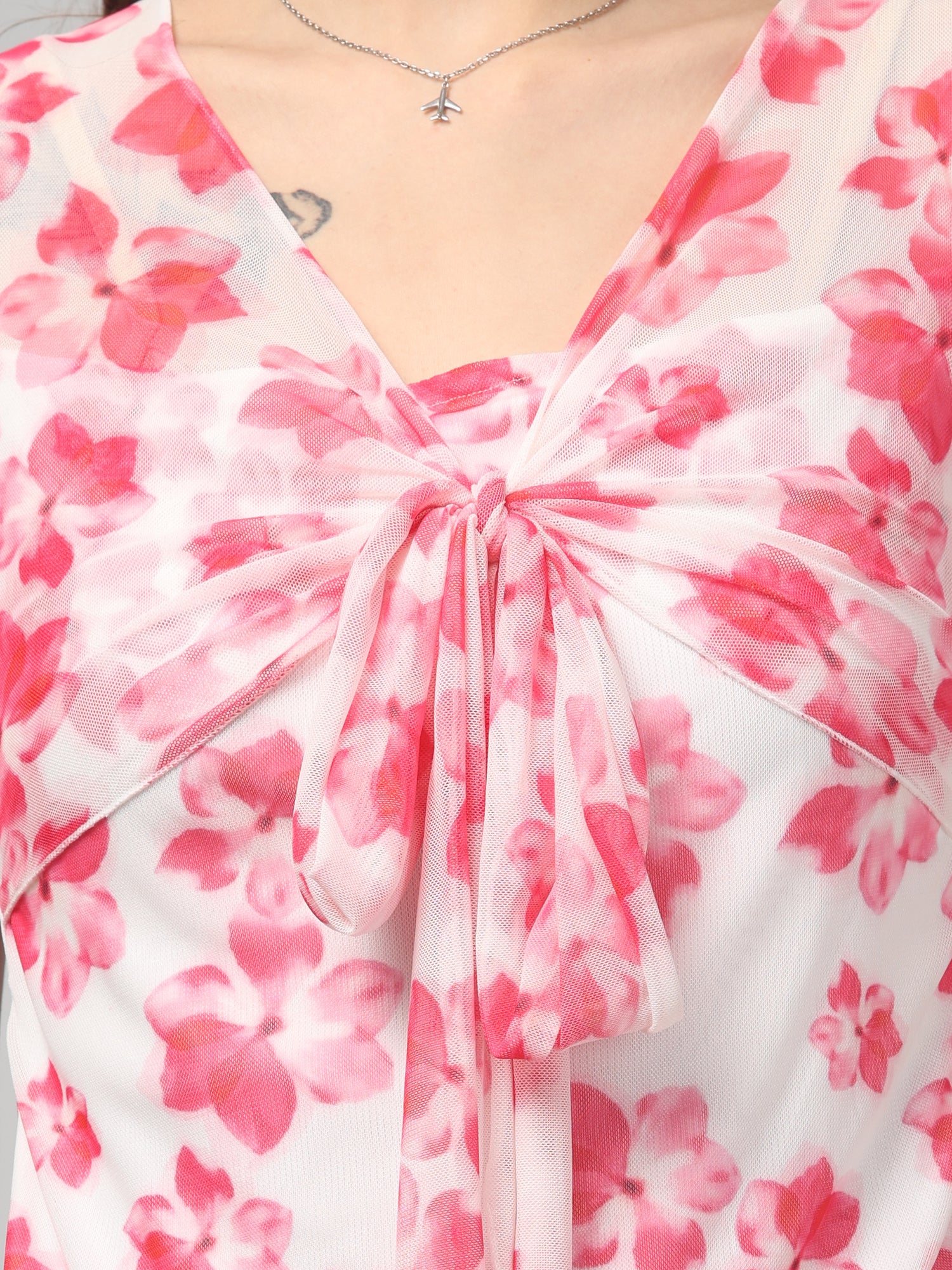 Pink Bow Top