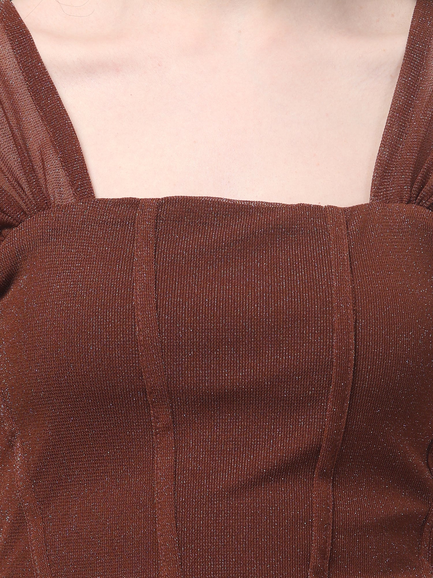 Brown Corset Top